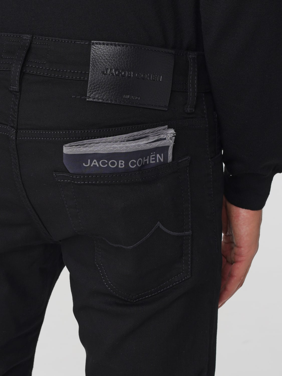JACOB COHEN PANTS: Pants men Jacob Cohen, Black - Img 3