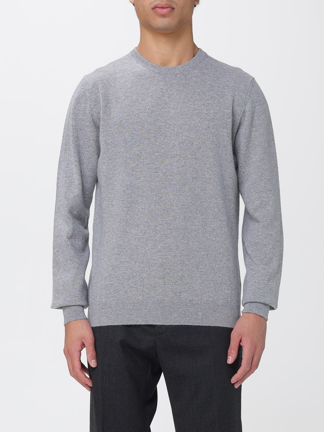 DRUMOHR MAGLIA: Maglia a girocollo basic Drumohr, Grigio - Img 1