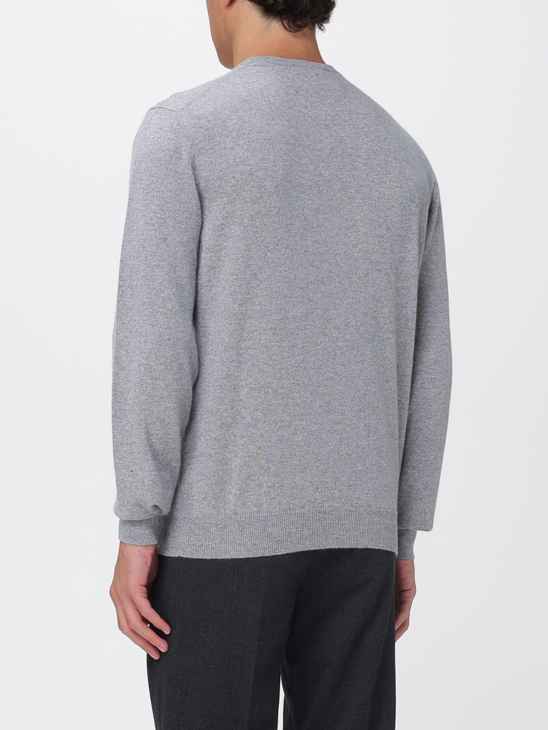 DRUMOHR MAGLIA: Maglia a girocollo basic Drumohr, Grigio - Img 2