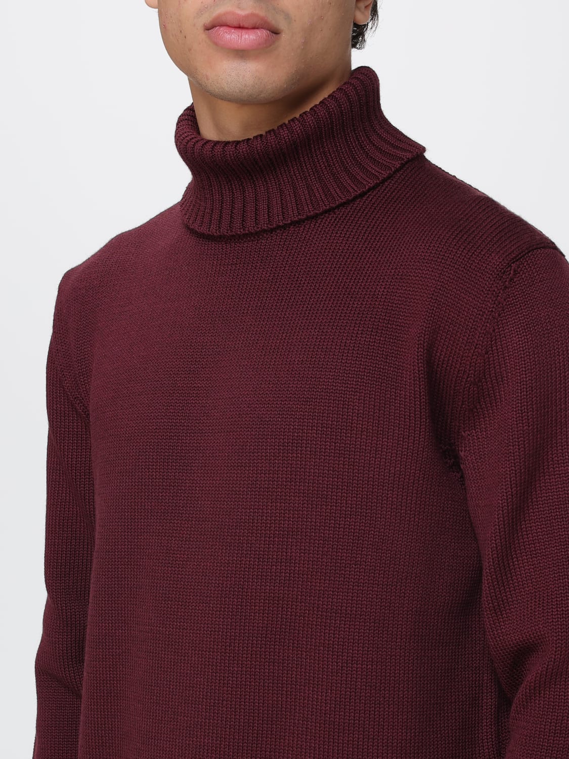 ZANONE SWEATER: Sweater men Zanone, Burgundy - Img 3