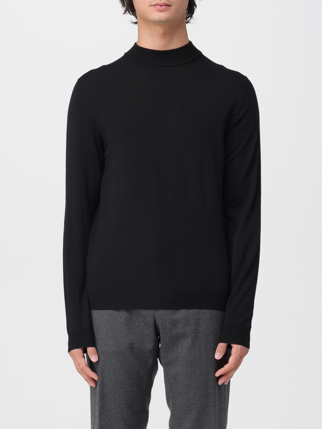 ZANONE SWEATER: Sweatshirt men Zanone, Black - Img 1
