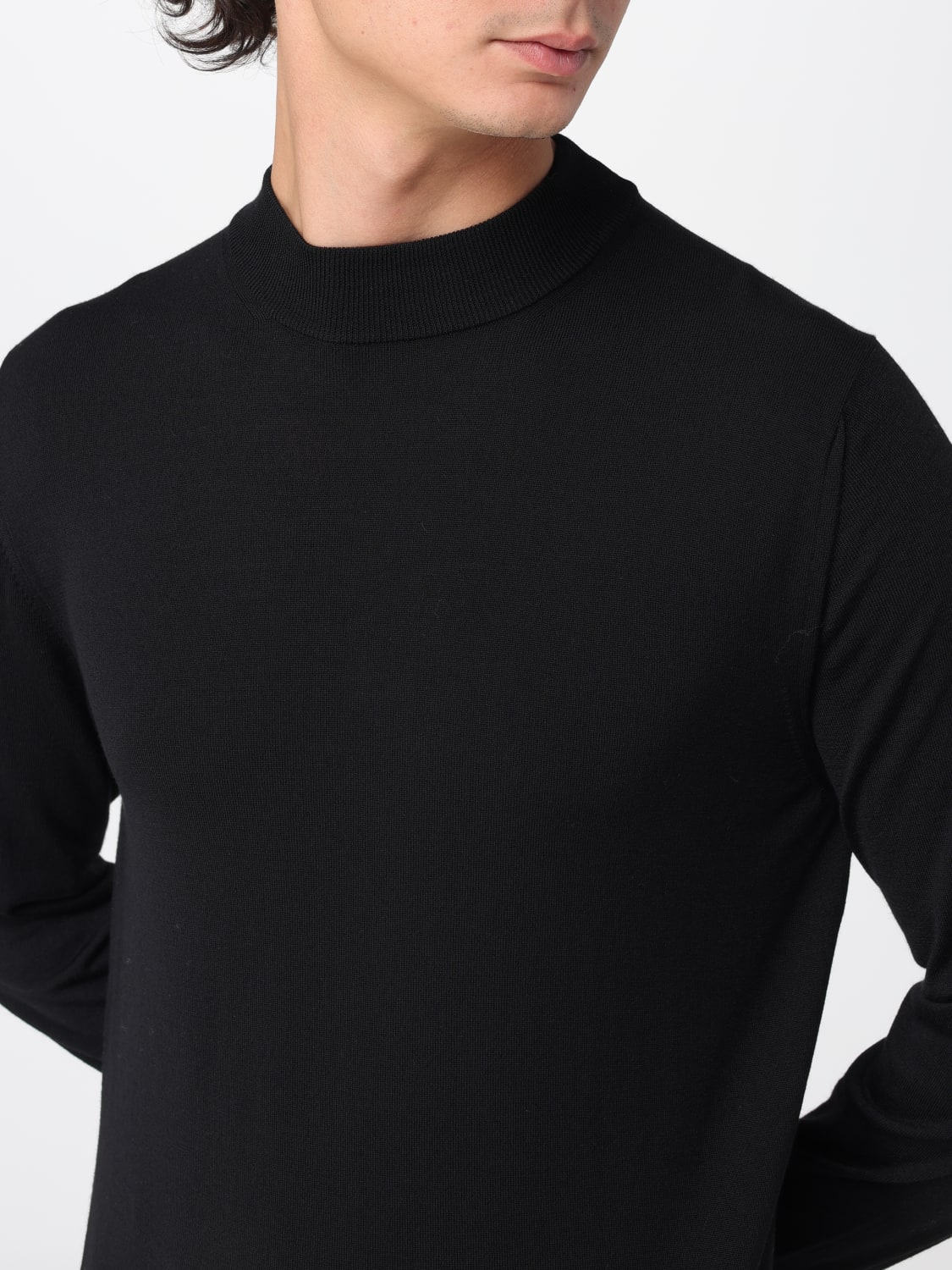 ZANONE SWEATER: Sweatshirt men Zanone, Black - Img 3