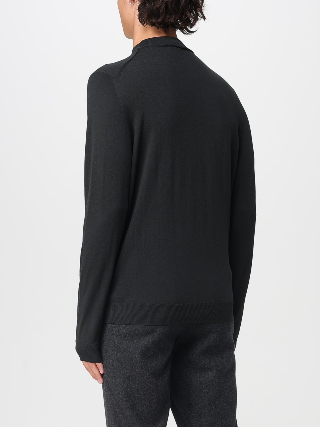 ZANONE MAGLIA: Pullover dolcevita Zanone in lana Merino , Verde - Img 2