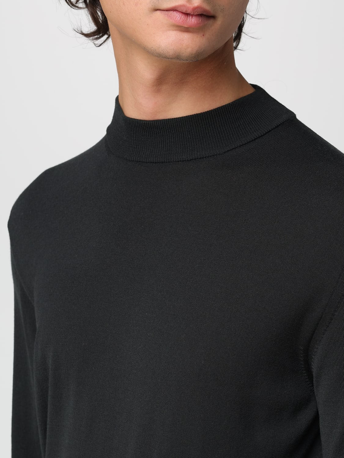 ZANONE MAGLIA: Pullover dolcevita Zanone in lana Merino , Verde - Img 3