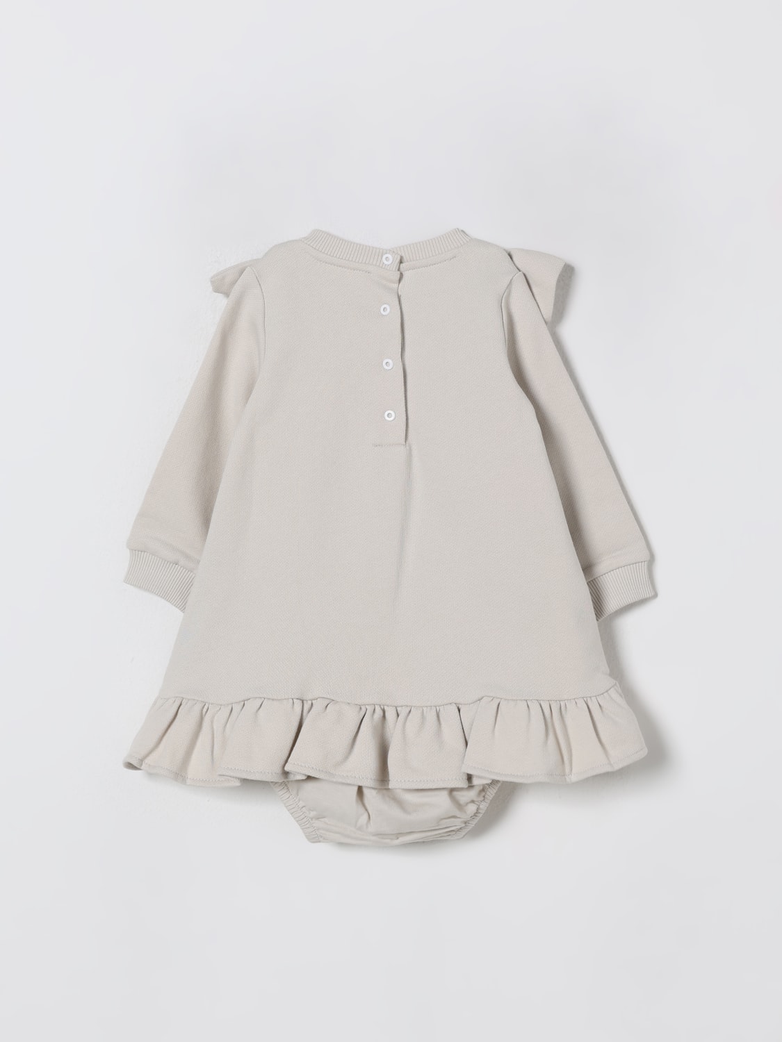 BALMAIN ROMPER: Romper kids Balmain, Beige - Img 3
