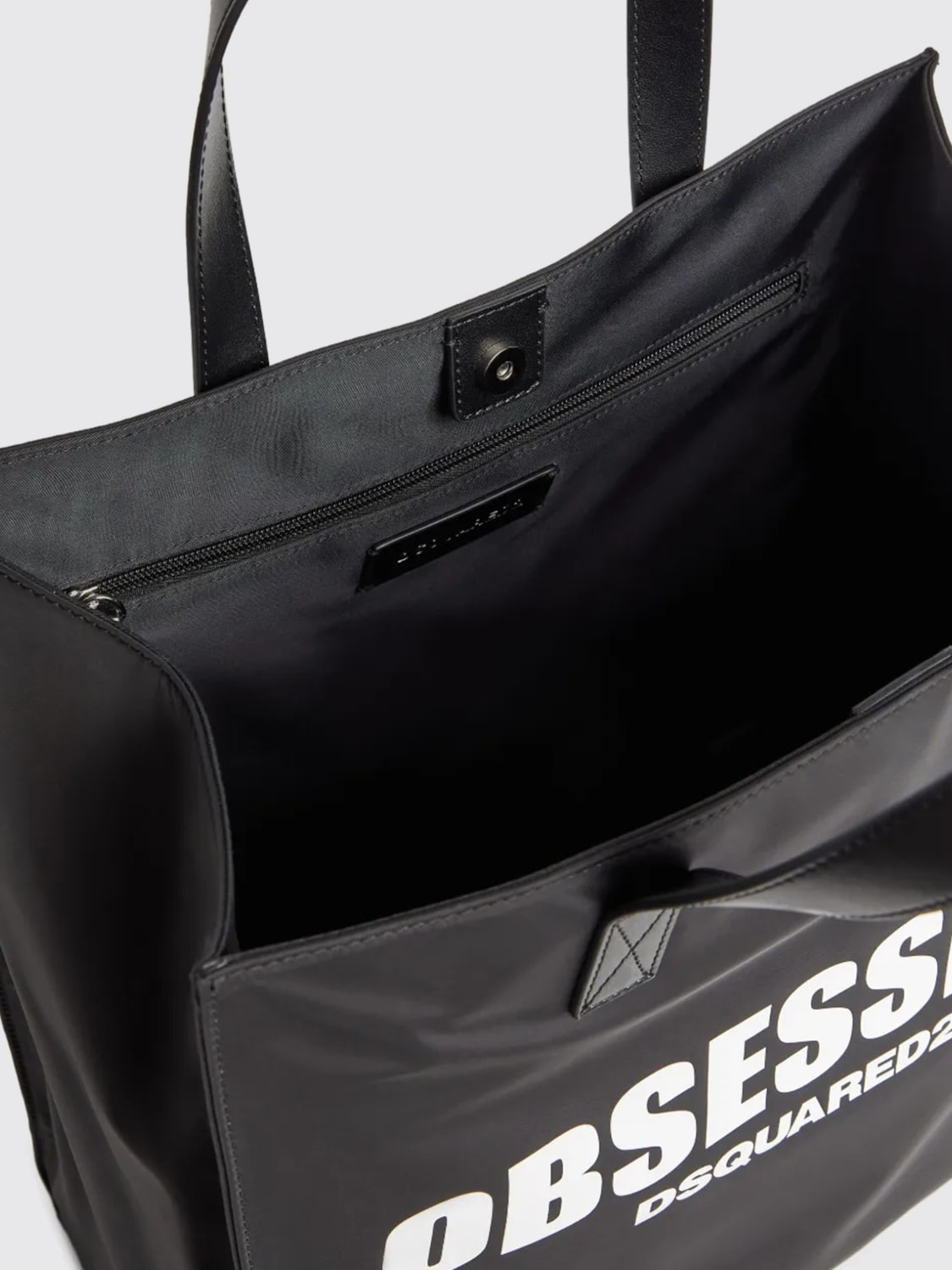 DSQUARED2 UMHÄNGETASCHE: Tasche herren Dsquared2, Schwarz - Img 3