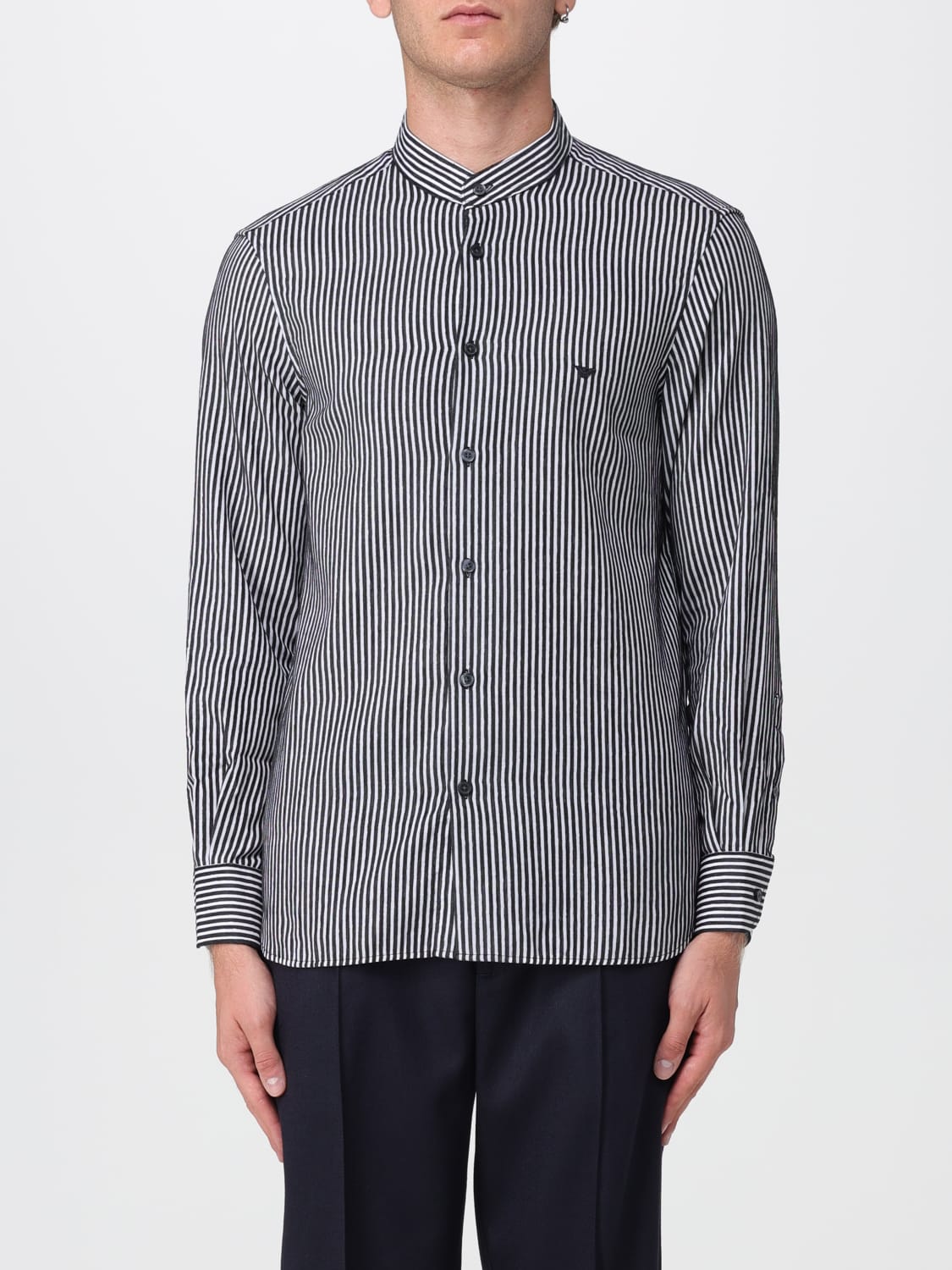 EMPORIO ARMANI HEMD: Hemd herren Emporio Armani, Blau - Img 1