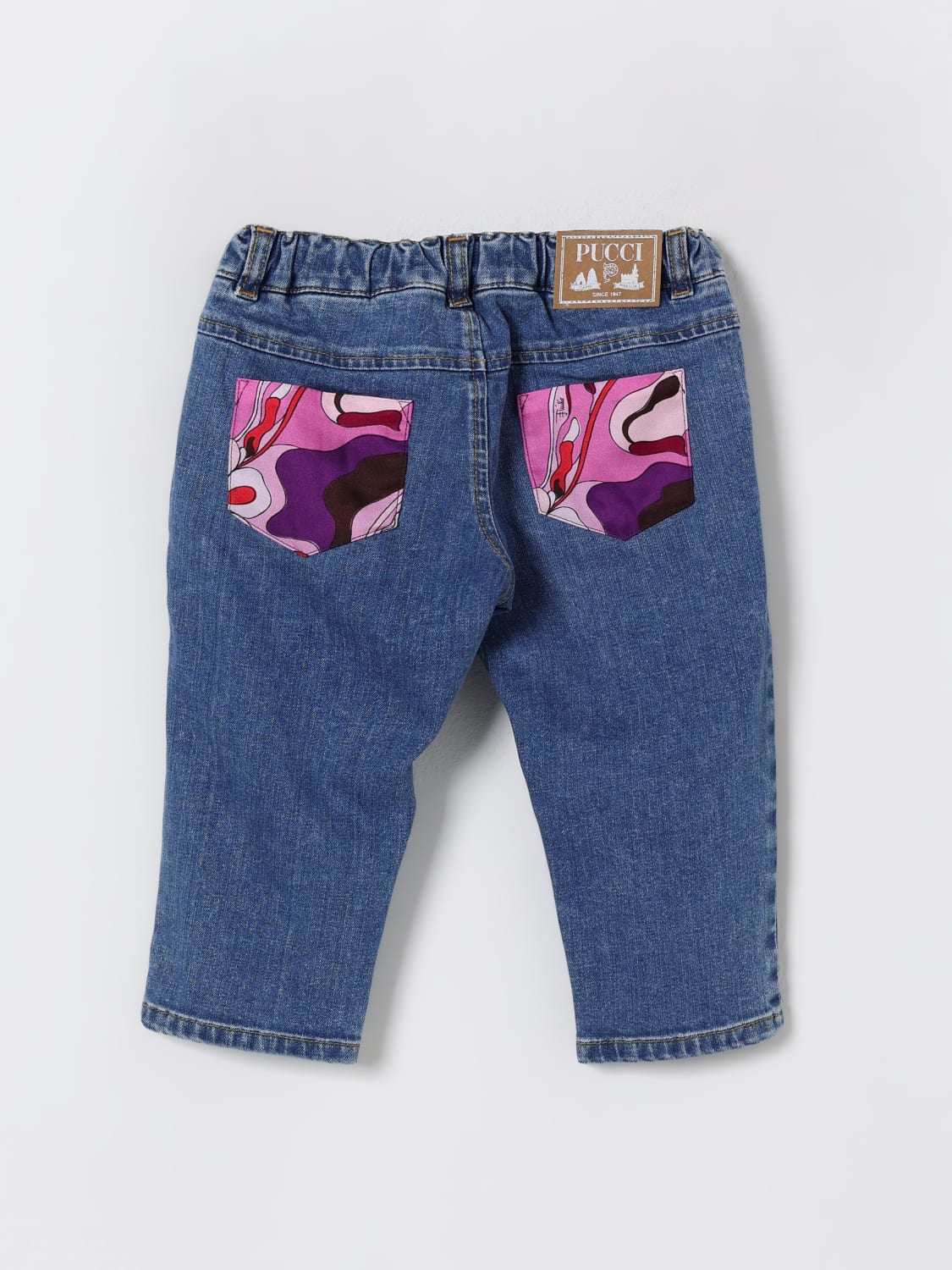 PUCCI JEANS: Hose kinder Pucci, Blau - Img 2
