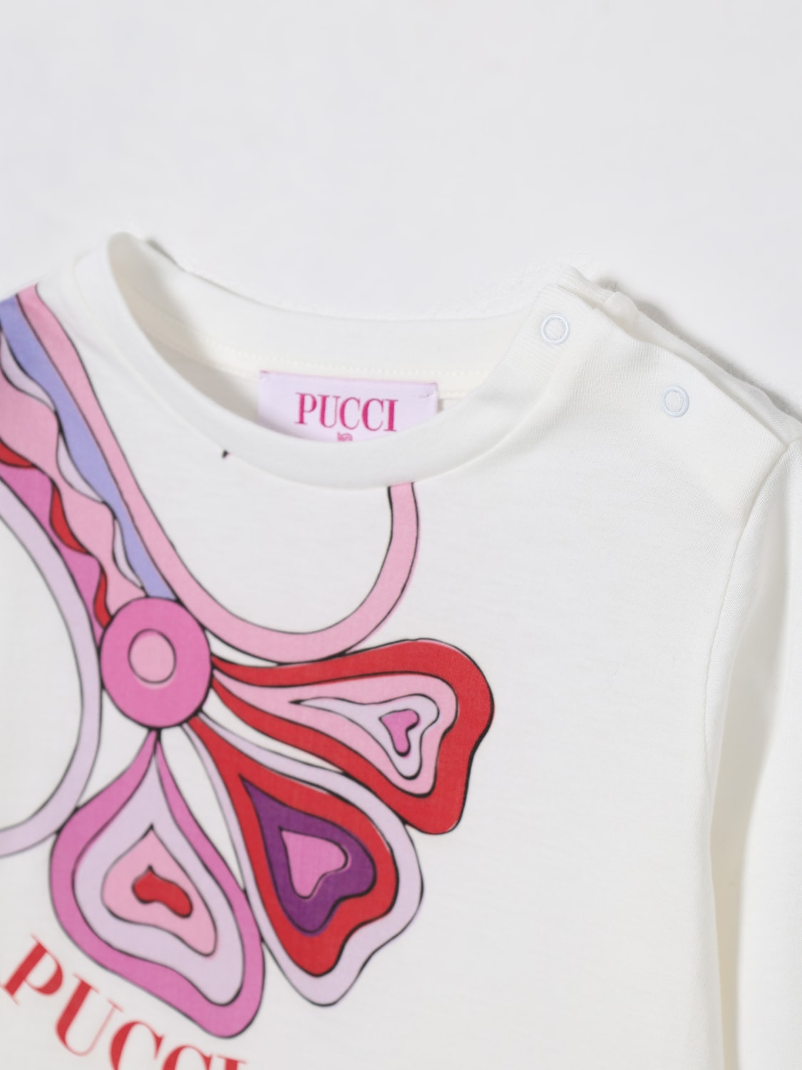 PUCCI T-SHIRT: T-shirt kids Pucci, Ivory - Img 3