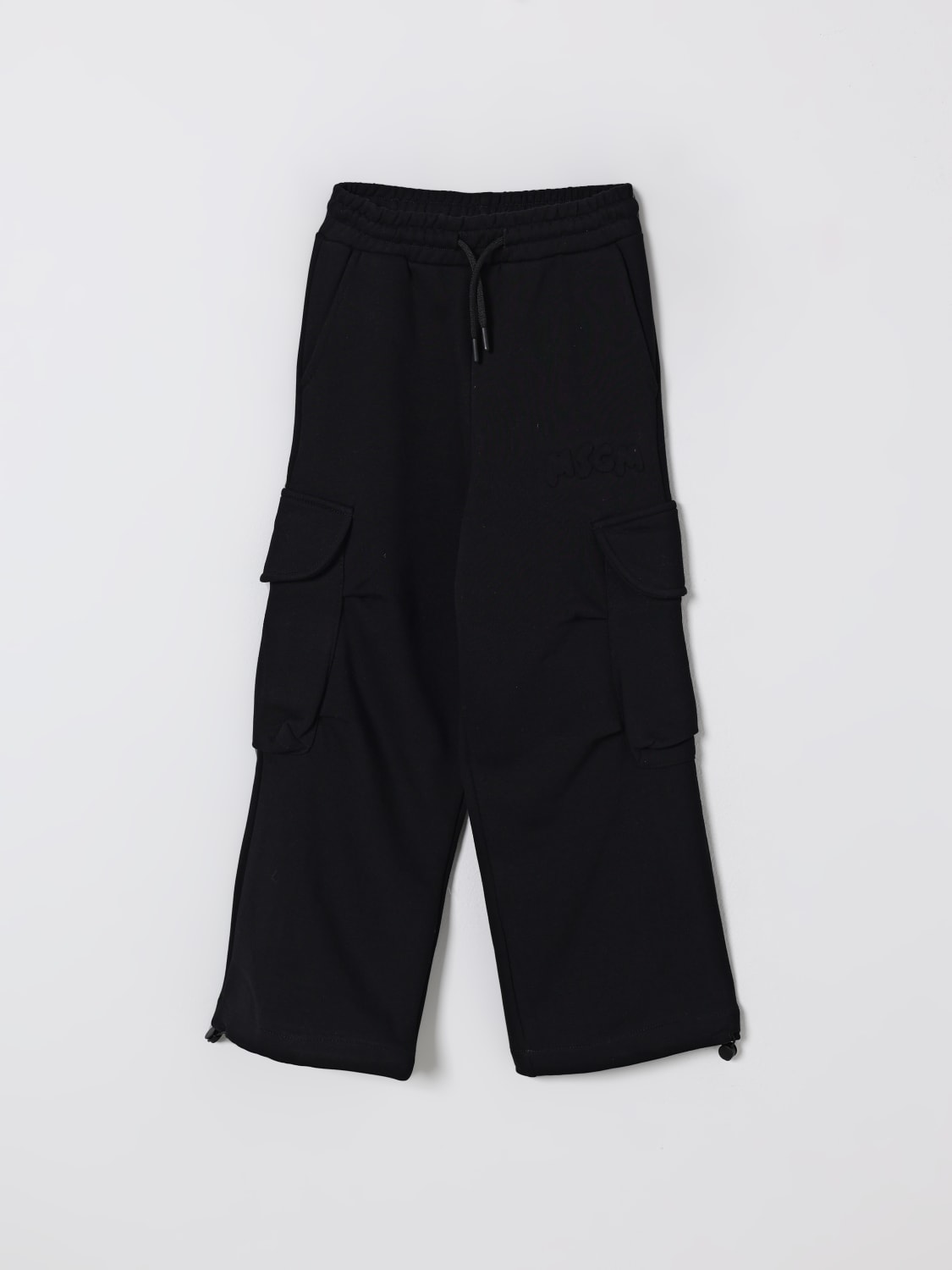 MSGM KIDS PANTALONES: Pantalón niños MSGM Kids, Negro - Img 1