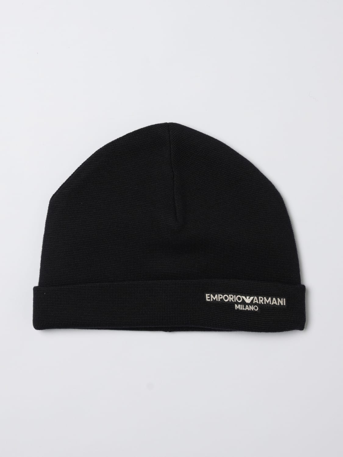 EMPORIO ARMANI GORRO: Gorro hombre Emporio Armani, Azul Marino - Img 1