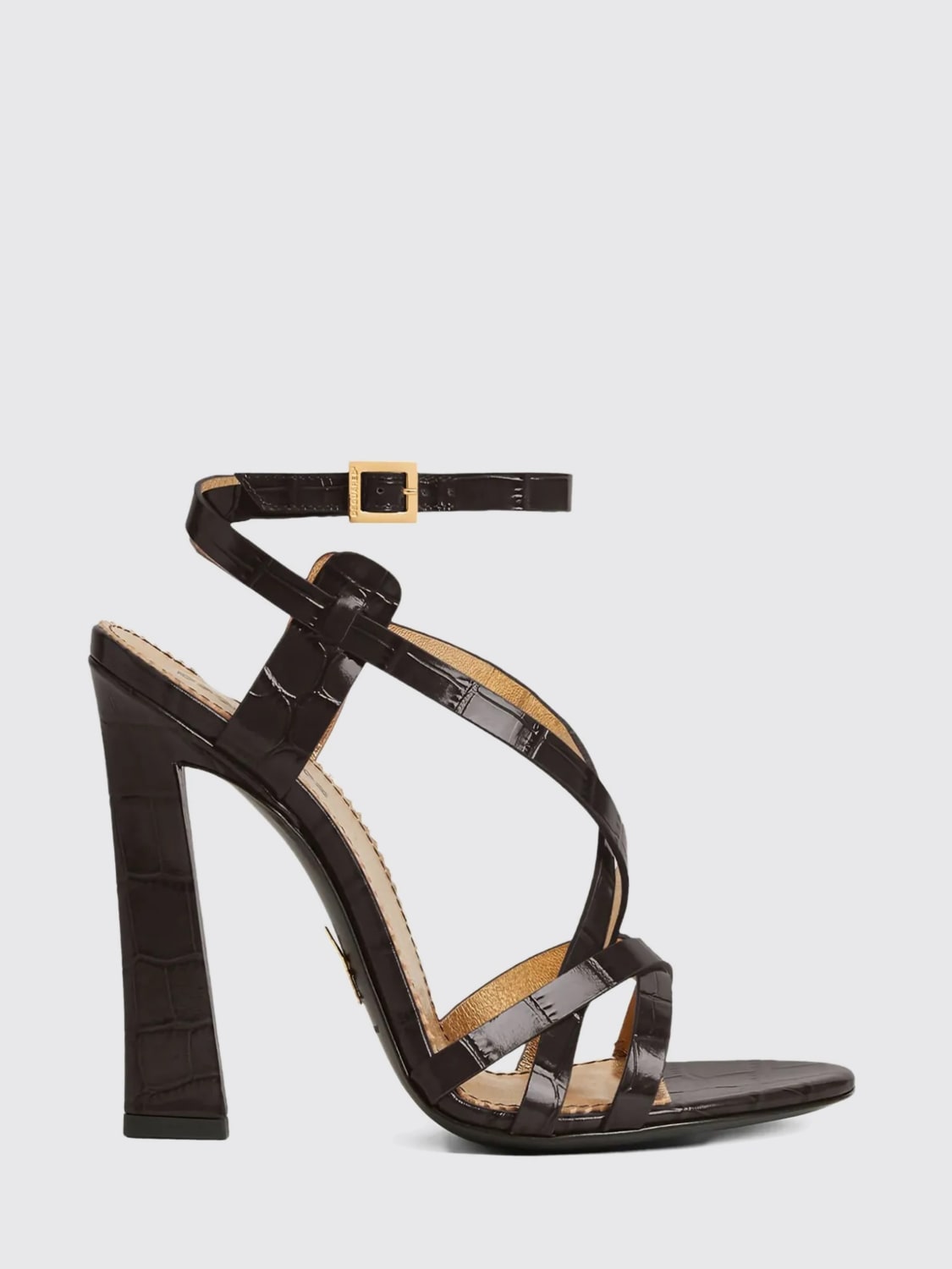 DSQUARED2 SANDALEN MIT ABSATZ: Sandalen mit absatz damen Dsquared2, Braun - Img 1