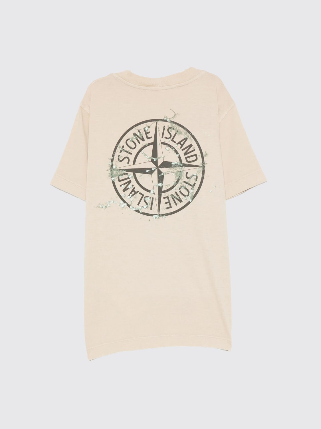 STONE ISLAND JUNIOR T-SHIRT: T-shirt kids Stone Island Junior, Brown - Img 2