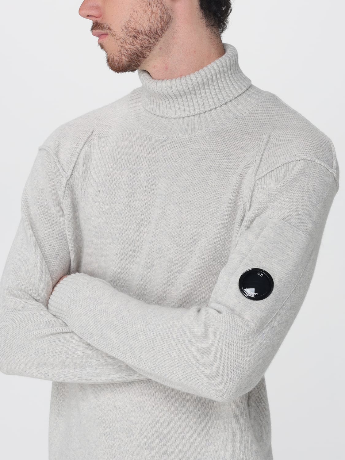 C.P. COMPANY SWEATER: Sweater men C.P. Company, White - Img 3