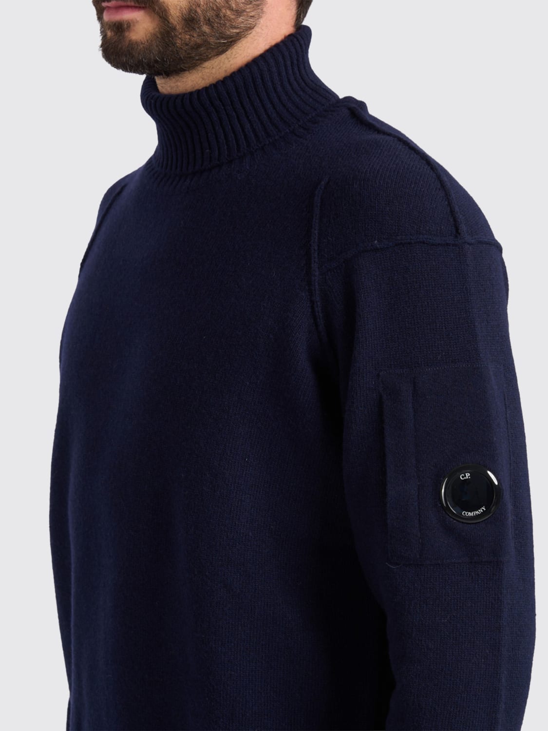 C.P. COMPANY SWEATER: Sweater men C.P. Company, Blue - Img 3