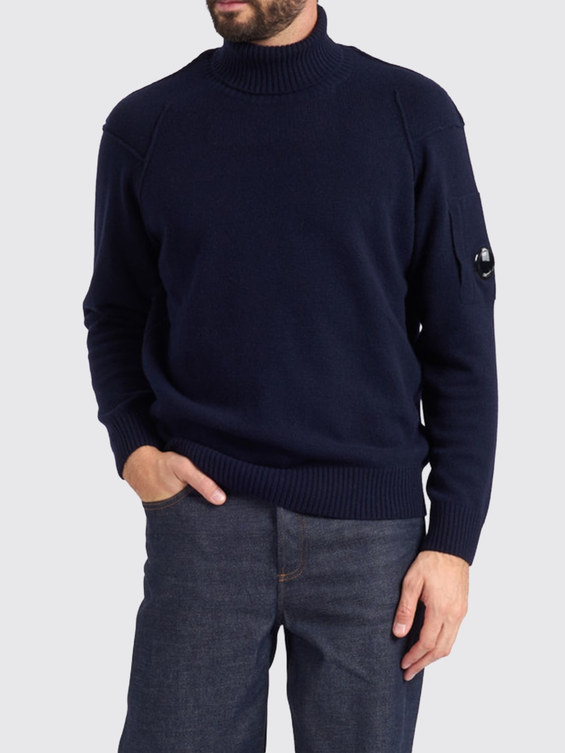 C.P. COMPANY SWEATER: Sweater men C.P. Company, Blue - Img 4