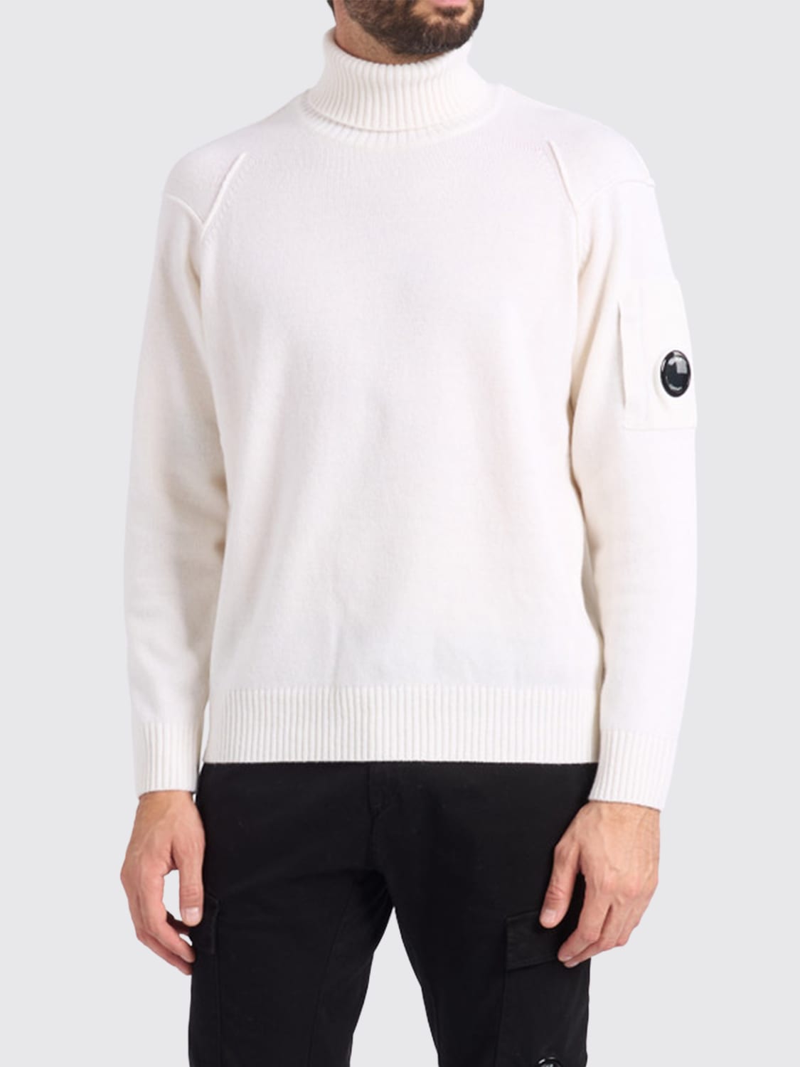 C.P. COMPANY SWEATER: Sweater men C.P. Company, White 1 - Img 1