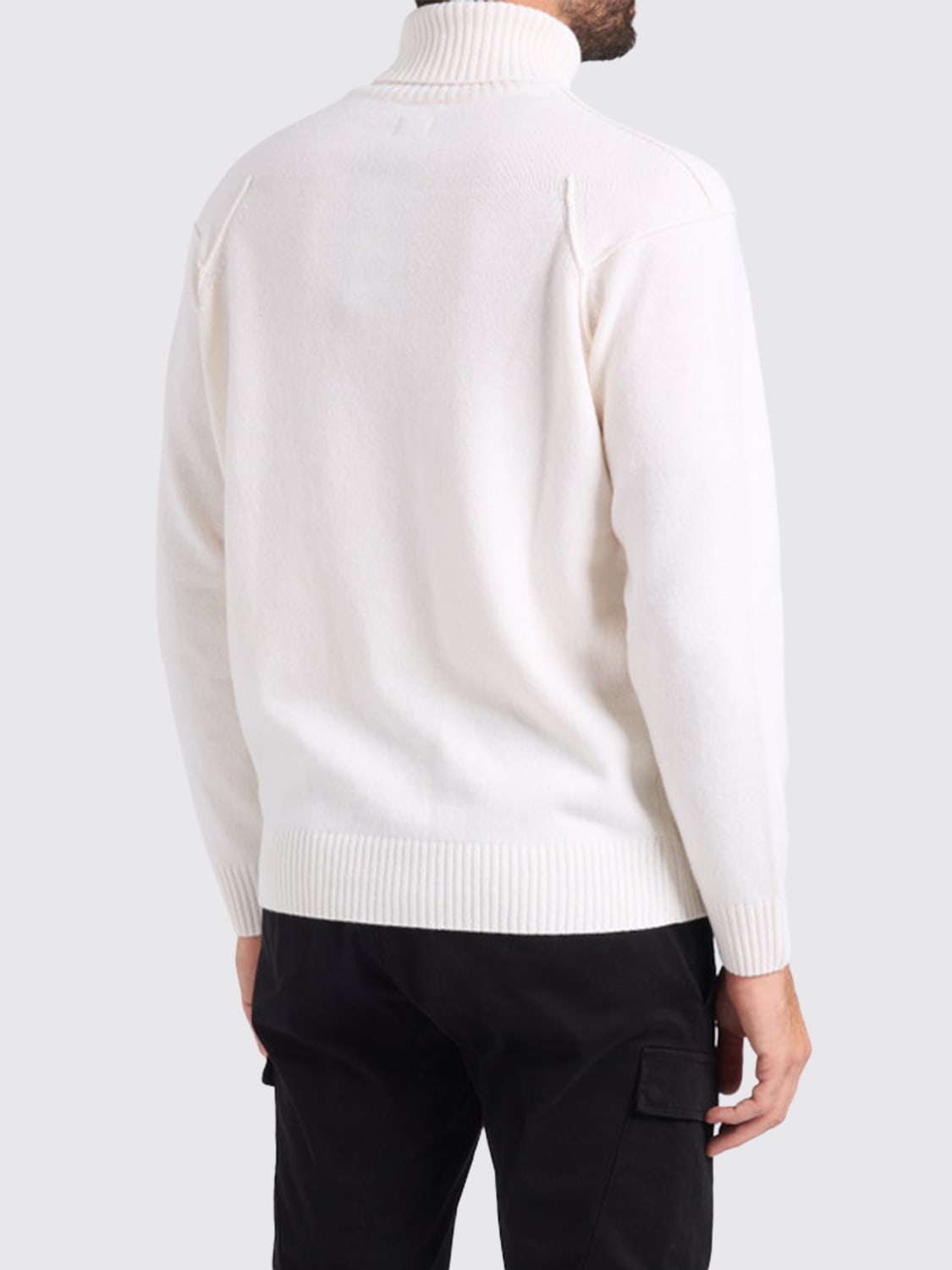 C.P. COMPANY SWEATER: Sweater men C.P. Company, White 1 - Img 2