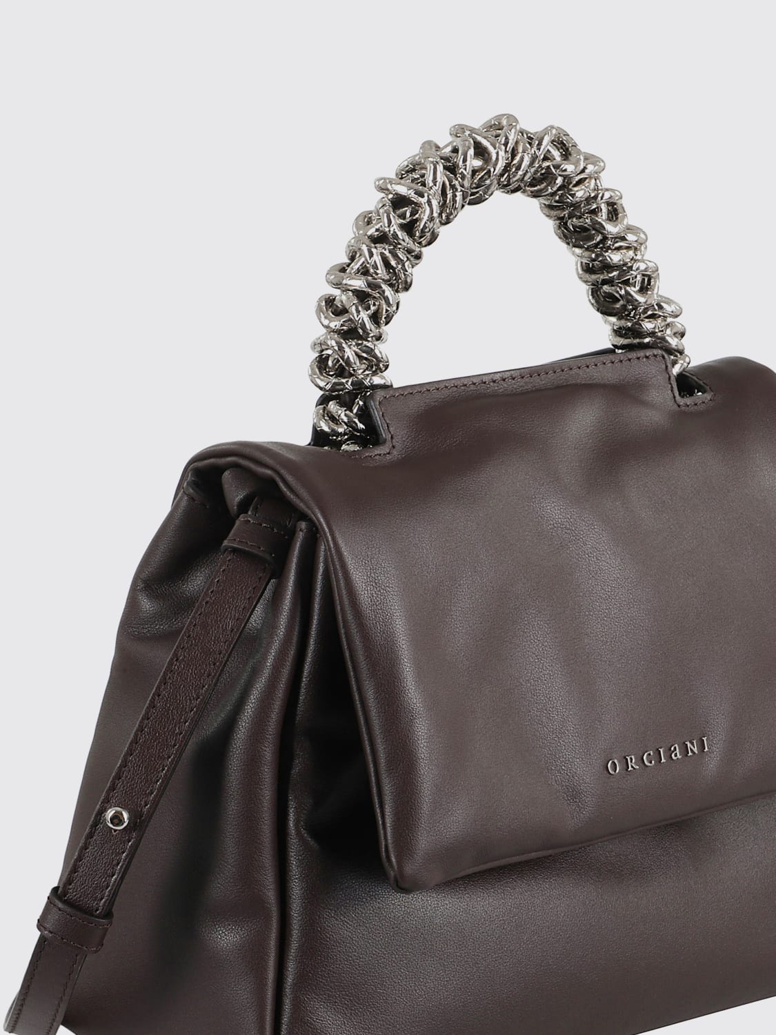 ORCIANI HANDBAG: Handbag woman Orciani, Brown - Img 3