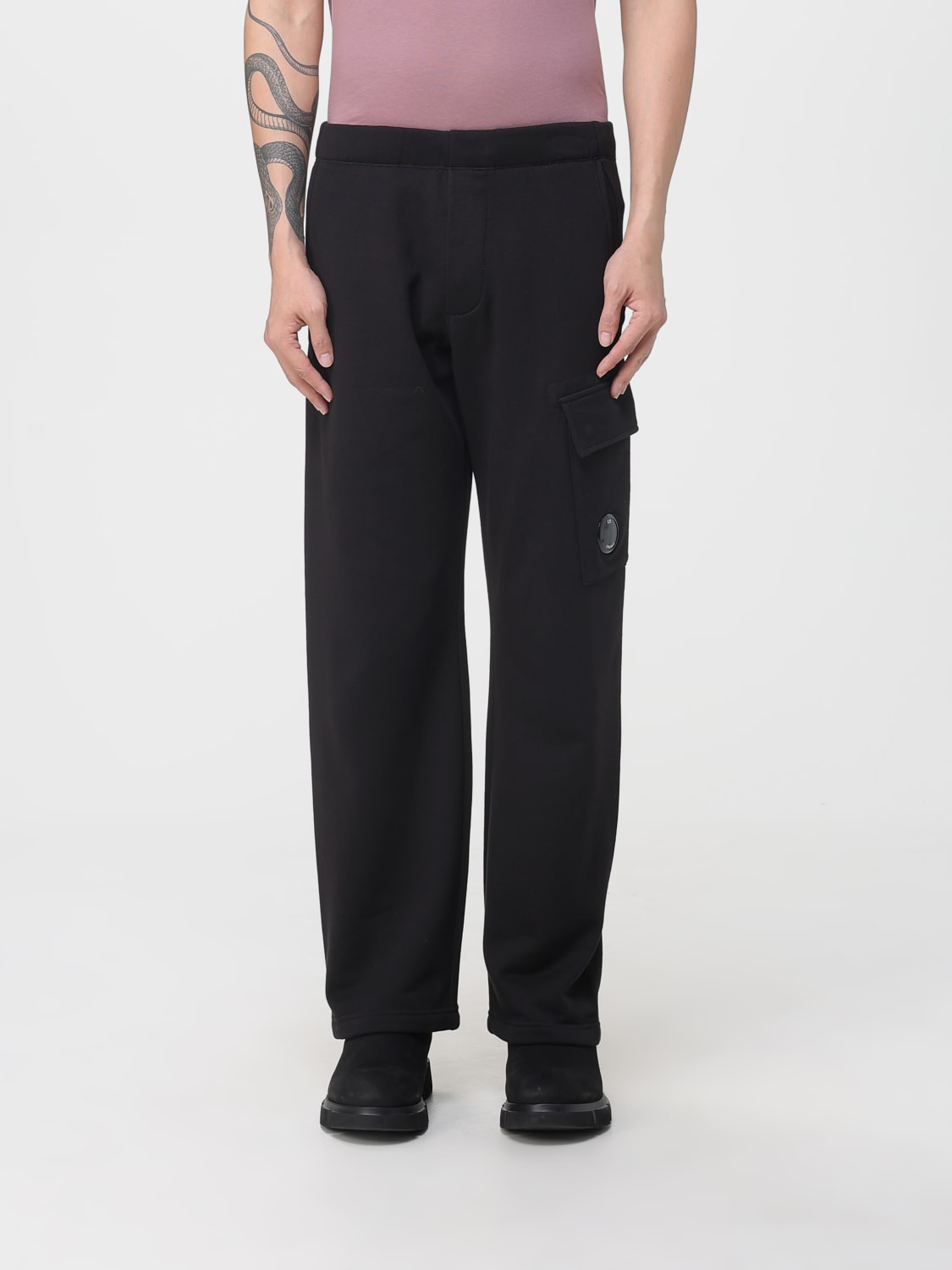 C.P. COMPANY PANTS: Pants men C.P. Company, Black - Img 1