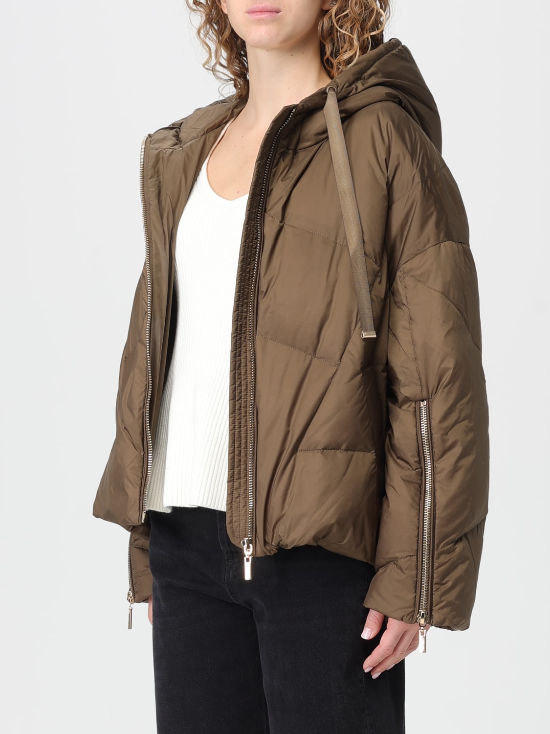 TWINSET CHAQUETA: Chaqueta mujer Twinset, Verde - Img 3