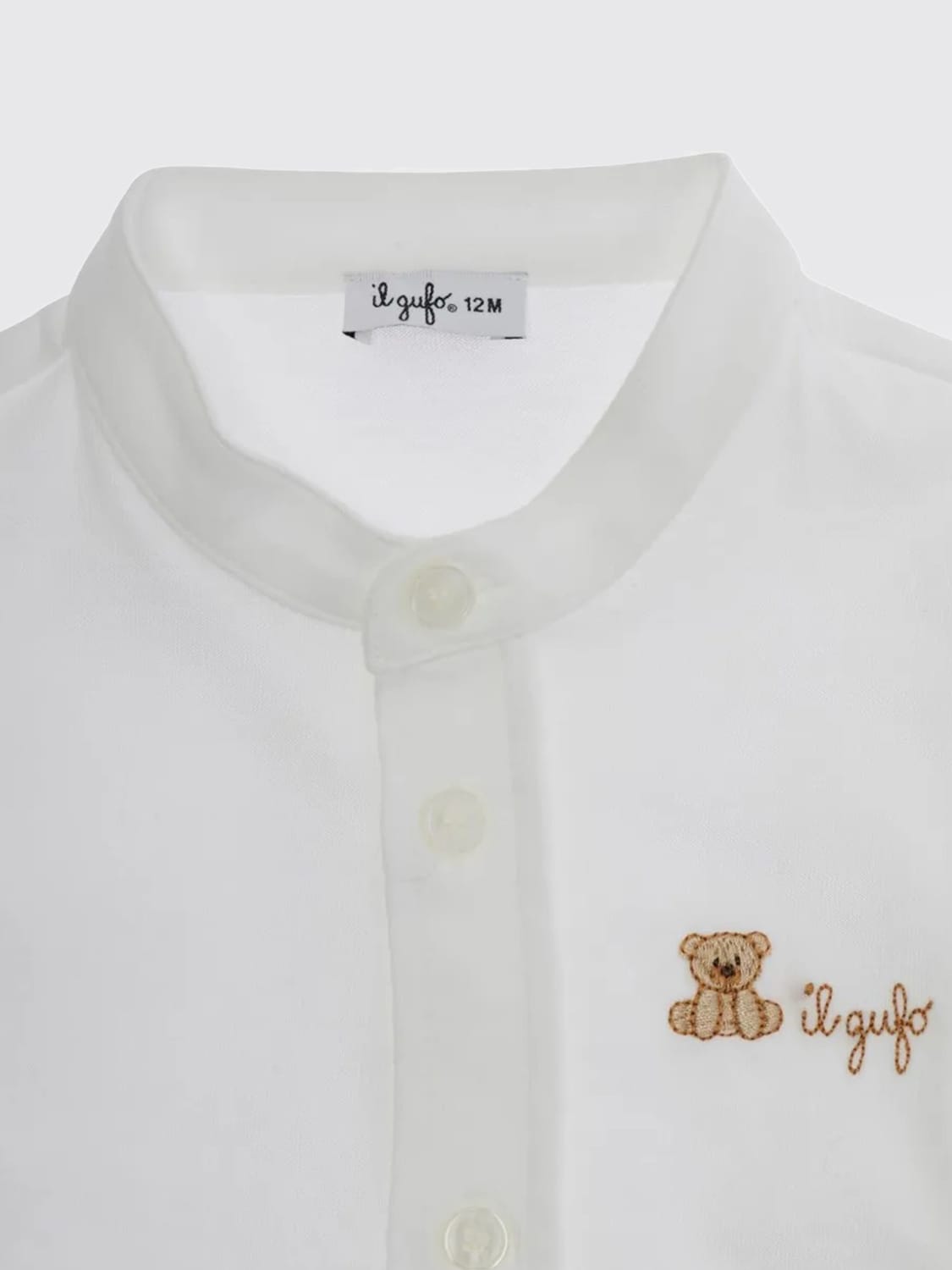 IL GUFO SWEATER: Sweater kids Il Gufo, White - Img 3