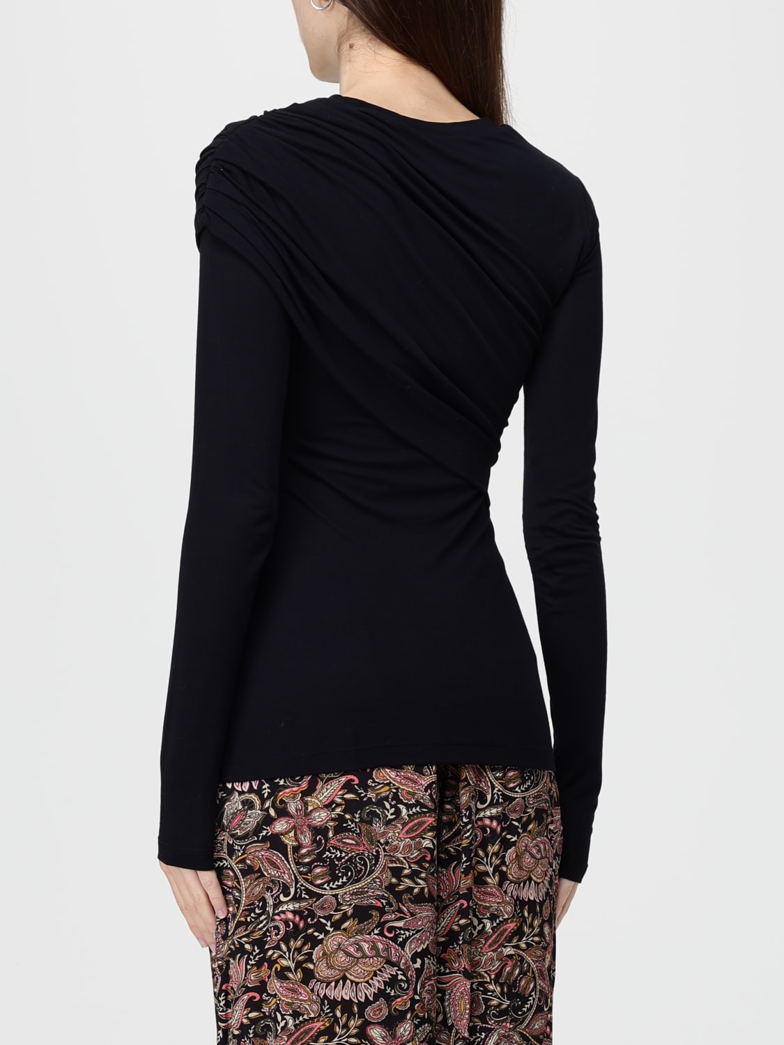 ISABEL MARANT ETOILE TOP: Sweater woman Isabel Marant Etoile, Black - Img 2