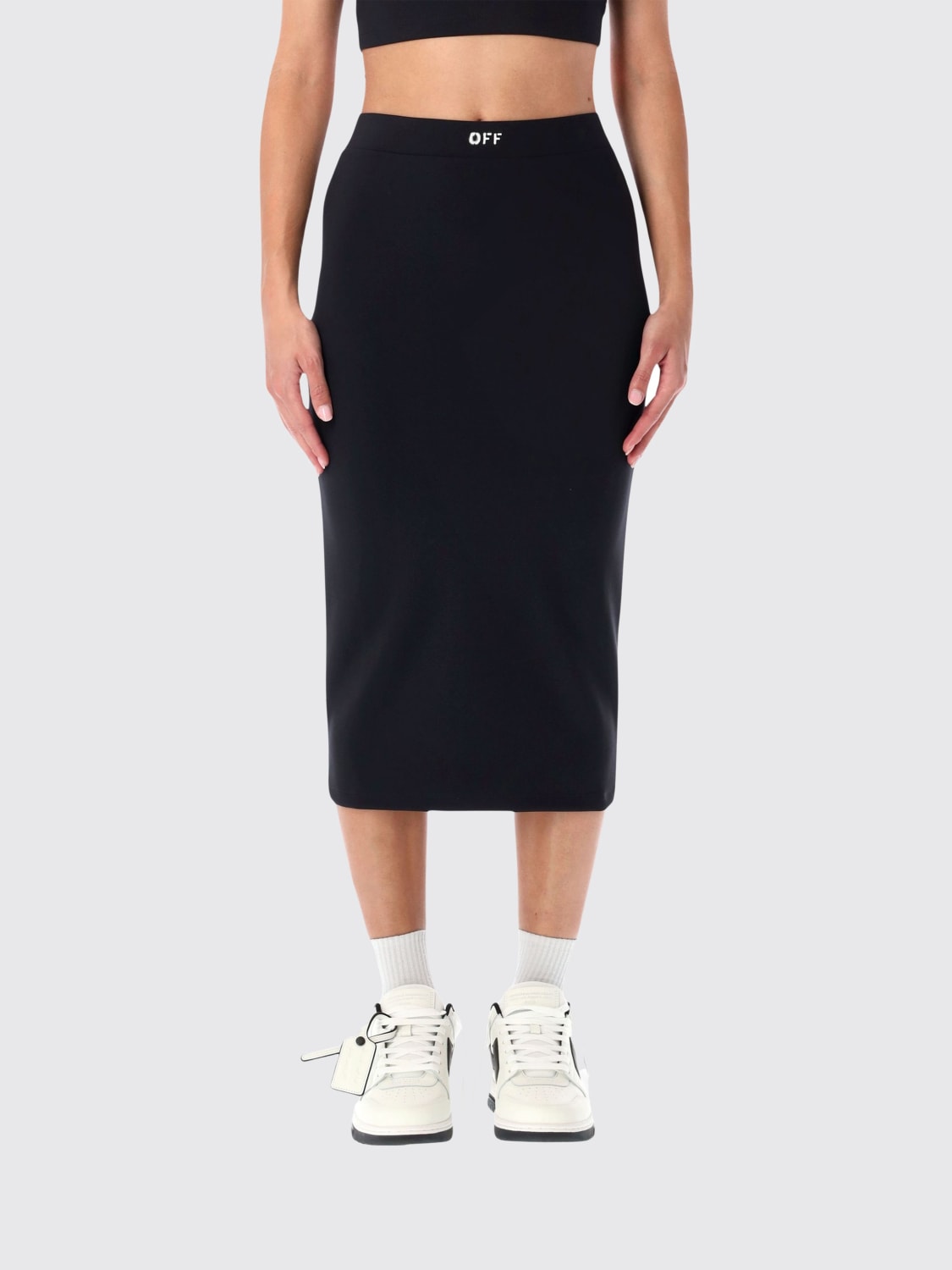 OFF-WHITE FALDA: Falda mujer Off-white, Negro - Img 1