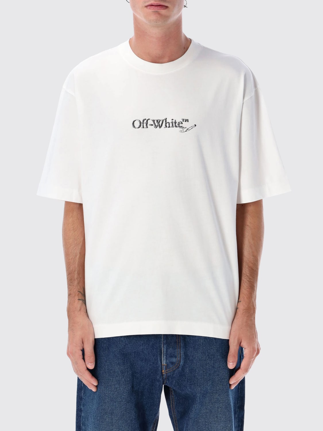 OFF-WHITE T-SHIRT: T-shirt men Off-white, White - Img 1