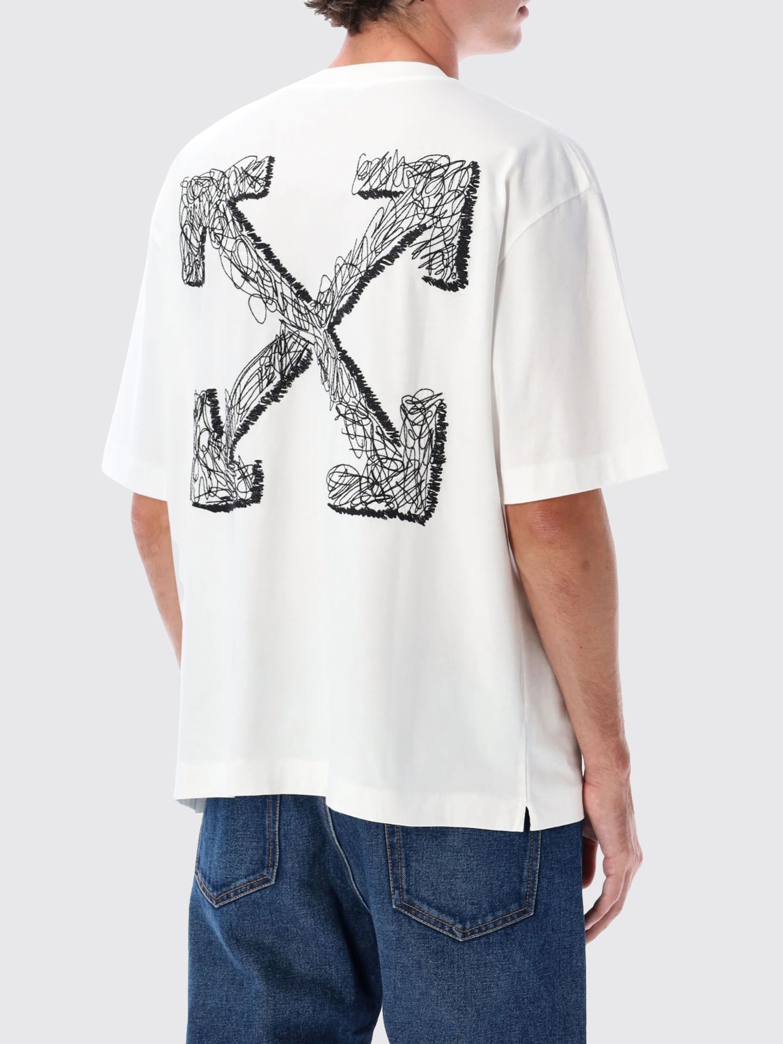 OFF-WHITE T-SHIRT: T-shirt men Off-white, White - Img 2