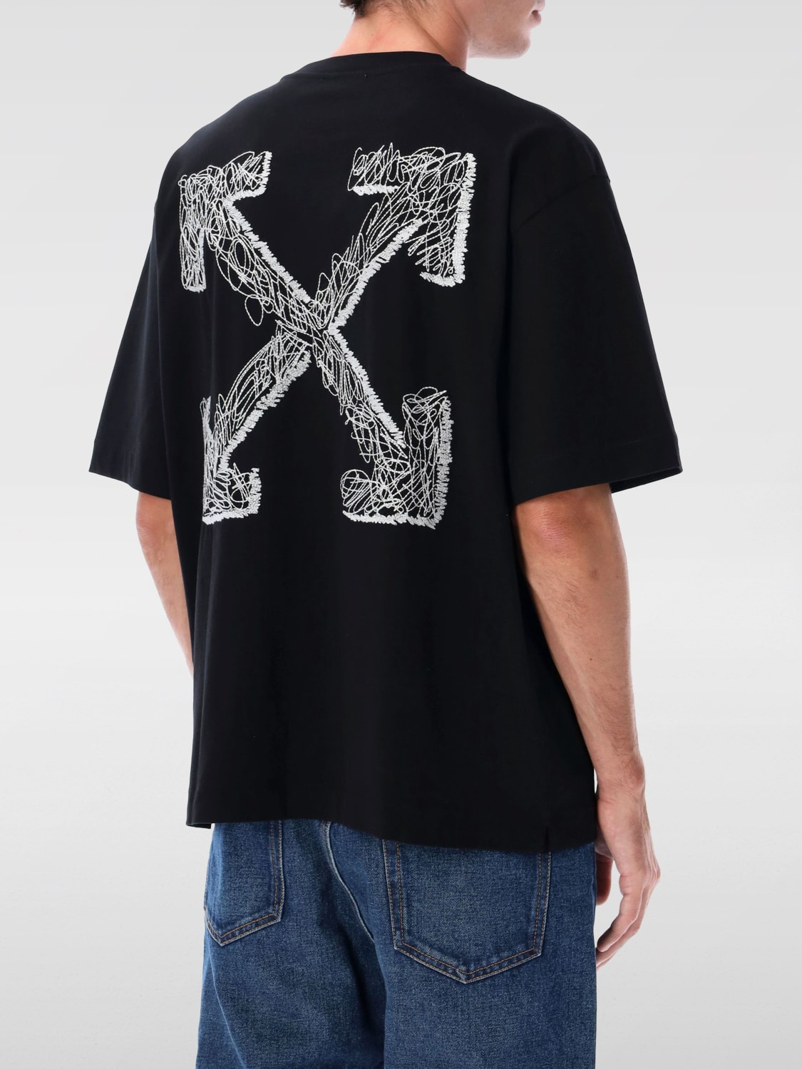 OFF-WHITE T-SHIRT: T-shirt men Off-white, Black - Img 2