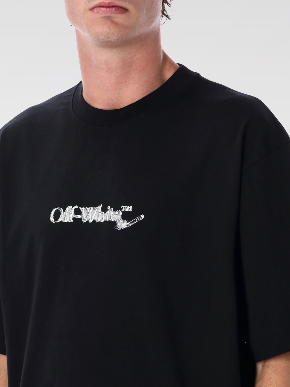 OFF-WHITE T-SHIRT: T-shirt men Off-white, Black - Img 3