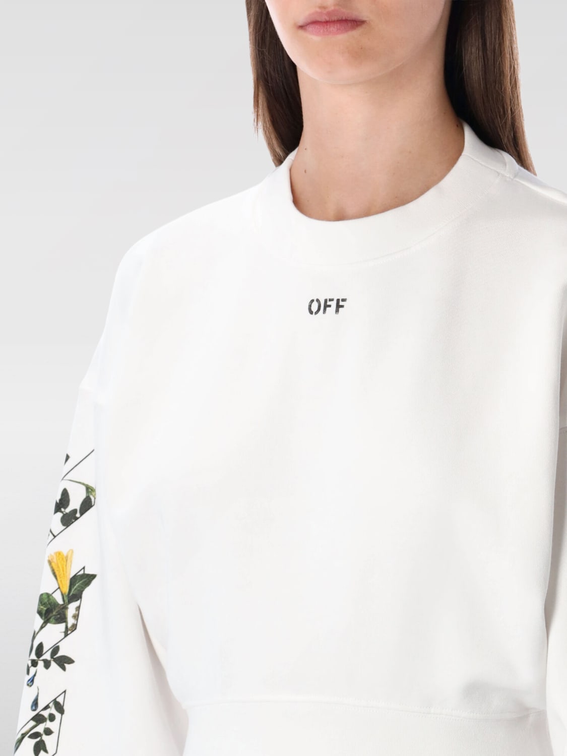 OFF-WHITE SWEATSHIRT: Pullover damen Off-white, Weiß - Img 3