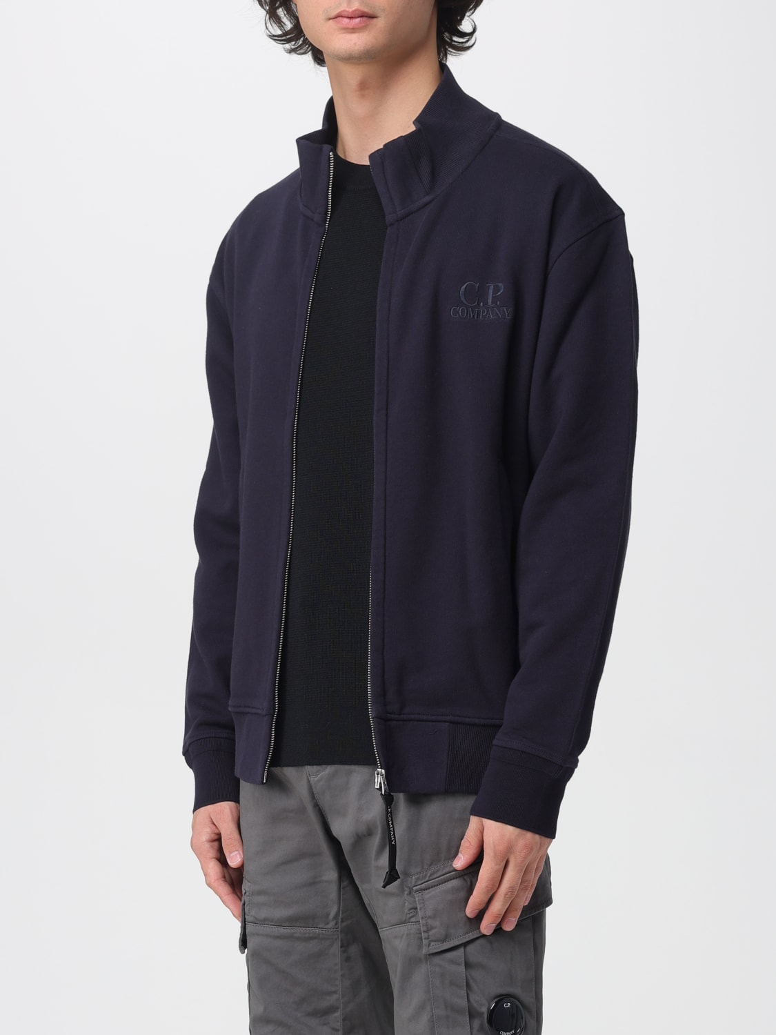 C.P. COMPANY SUDADERA: Sudadera hombre C.P. Company, Azul Oscuro - Img 3