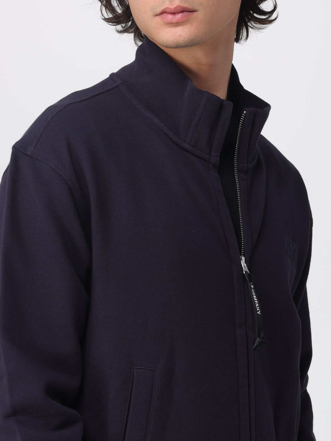 C.P. COMPANY SUDADERA: Sudadera hombre C.P. Company, Azul Oscuro - Img 4