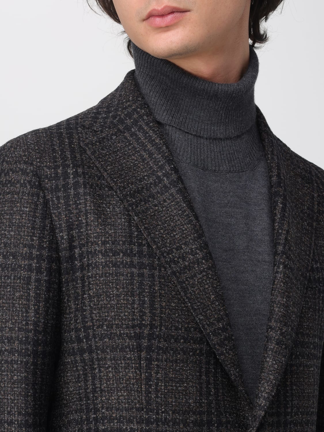 TAGLIATORE 外套: 外套 男士 Tagliatore, 焦色 - Img 4