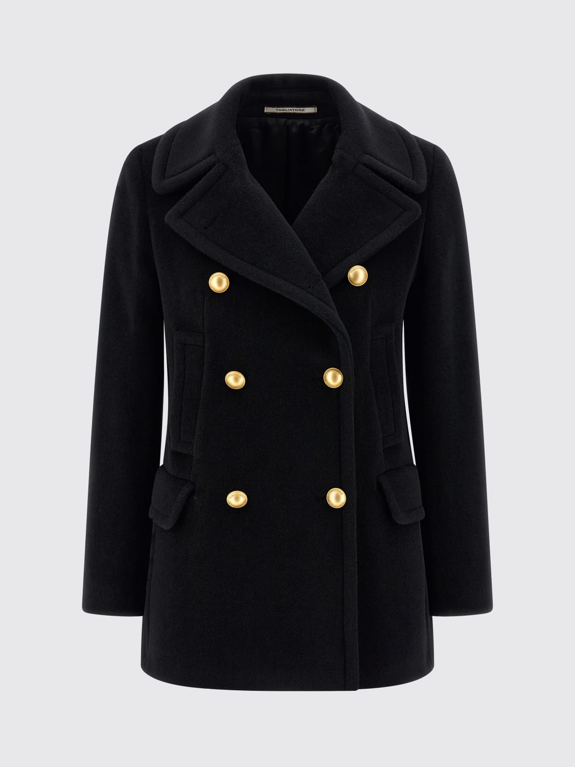 TAGLIATORE COAT: Trench coat woman Tagliatore, Black - Img 1