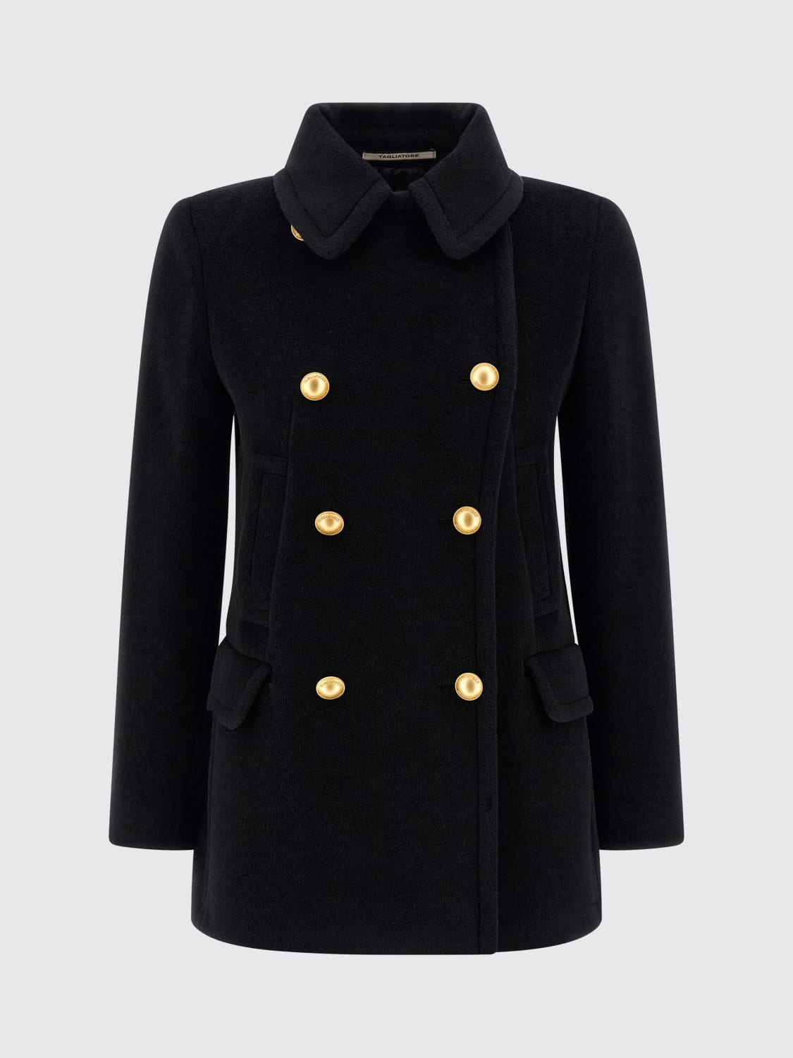 TAGLIATORE COAT: Trench coat woman Tagliatore, Black - Img 3