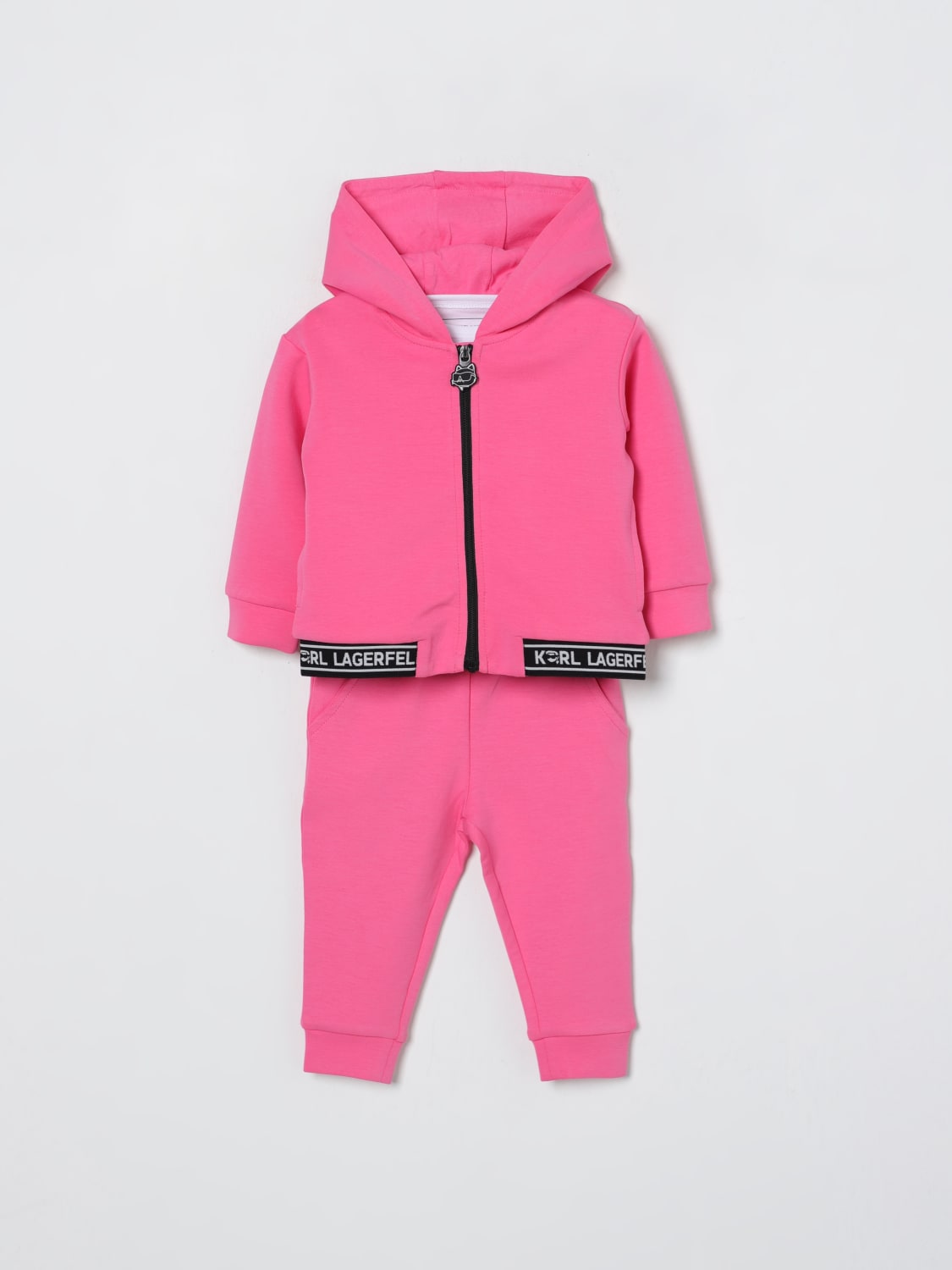 KARL LAGERFELD KIDS JUMPSUIT: Jumpsuit kids Karl Lagerfeld Kids, Fuchsia - Img 1