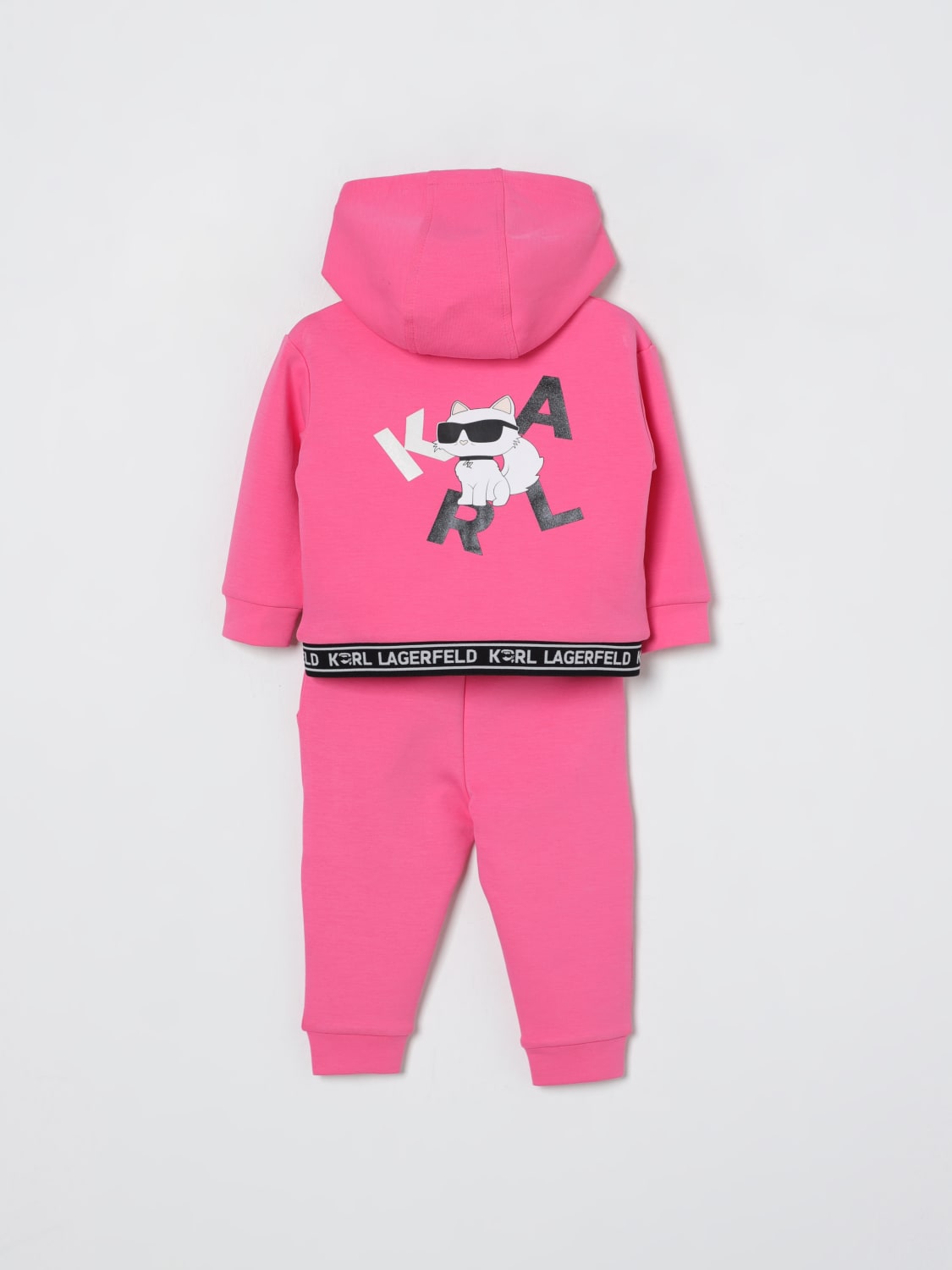 KARL LAGERFELD KIDS JUMPSUIT: Jumpsuit kids Karl Lagerfeld Kids, Fuchsia - Img 2