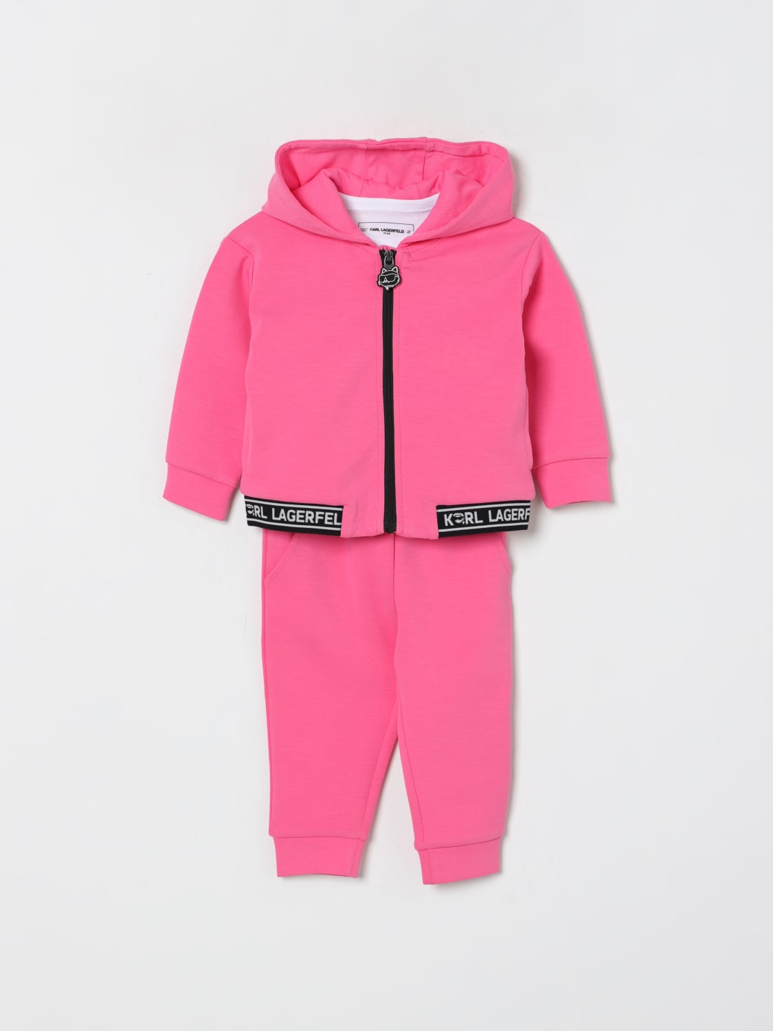 KARL LAGERFELD KIDS JUMPSUIT: Jumpsuit kids Karl Lagerfeld Kids, Pink - Img 1