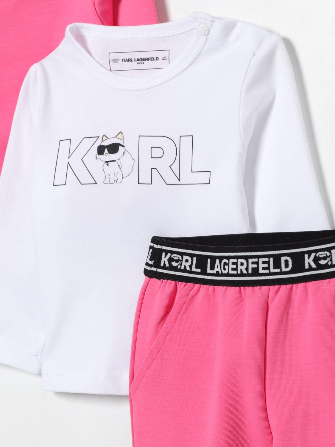 KARL LAGERFELD KIDS JUMPSUIT: Jumpsuit kids Karl Lagerfeld Kids, Pink - Img 3