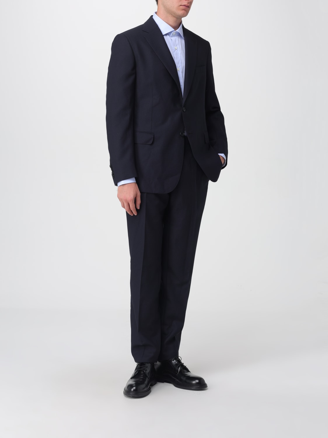 BRIONI КЛАССИЧЕСКИЙ КОСТЮМ: Куртка Мужское Brioni, Синий - Img 2