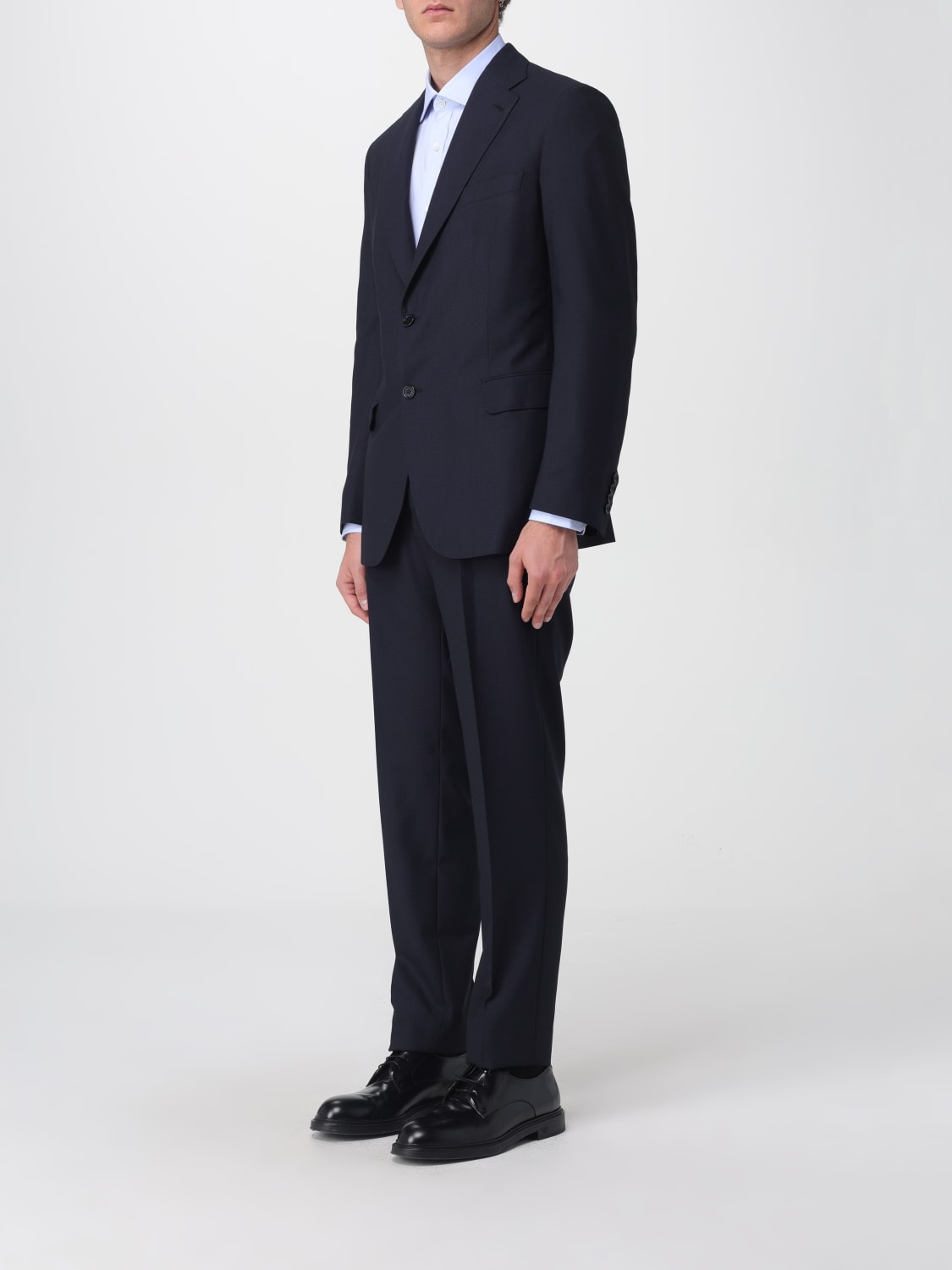 BRIONI КЛАССИЧЕСКИЙ КОСТЮМ: Куртка Мужское Brioni, Синий - Img 4