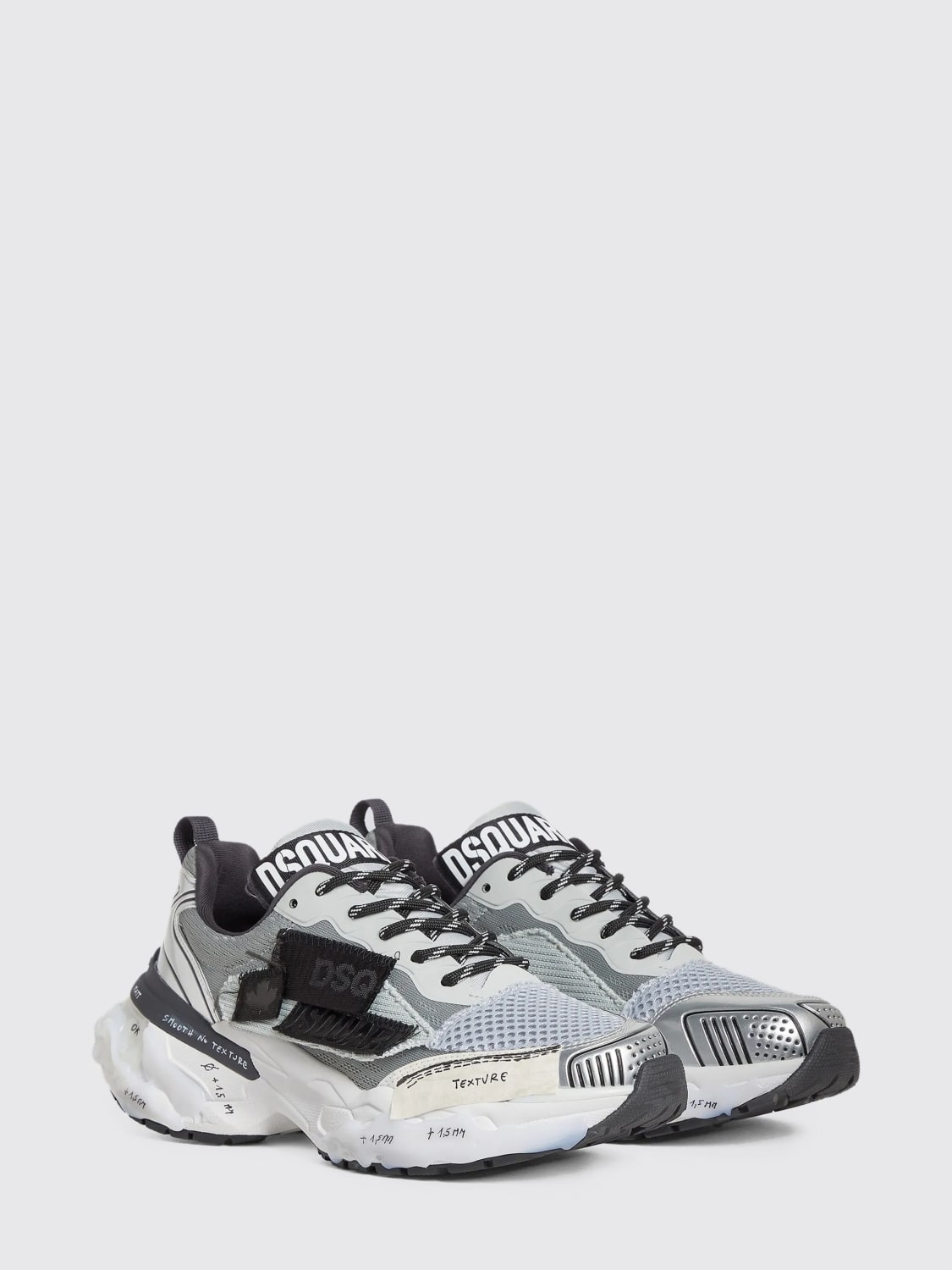 DSQUARED2 SNEAKERS: Schuhe herren Dsquared2, Grau - Img 2