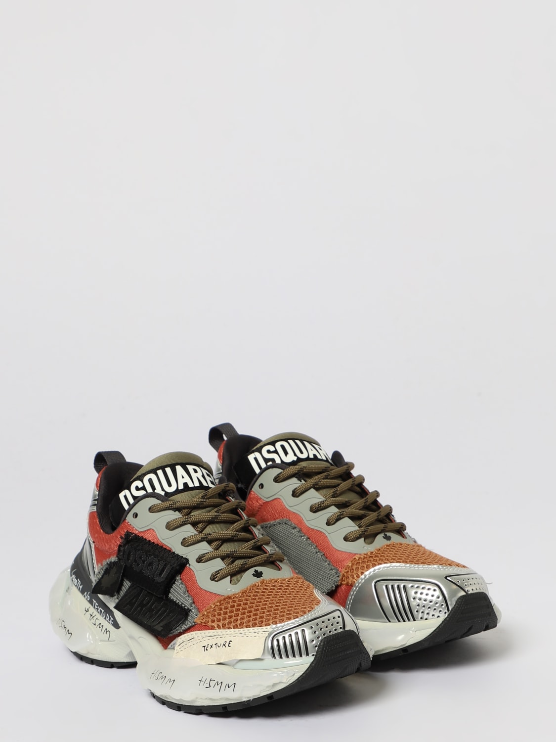 DSQUARED2 SNEAKERS: Shoes men Dsquared2, Beige - Img 2