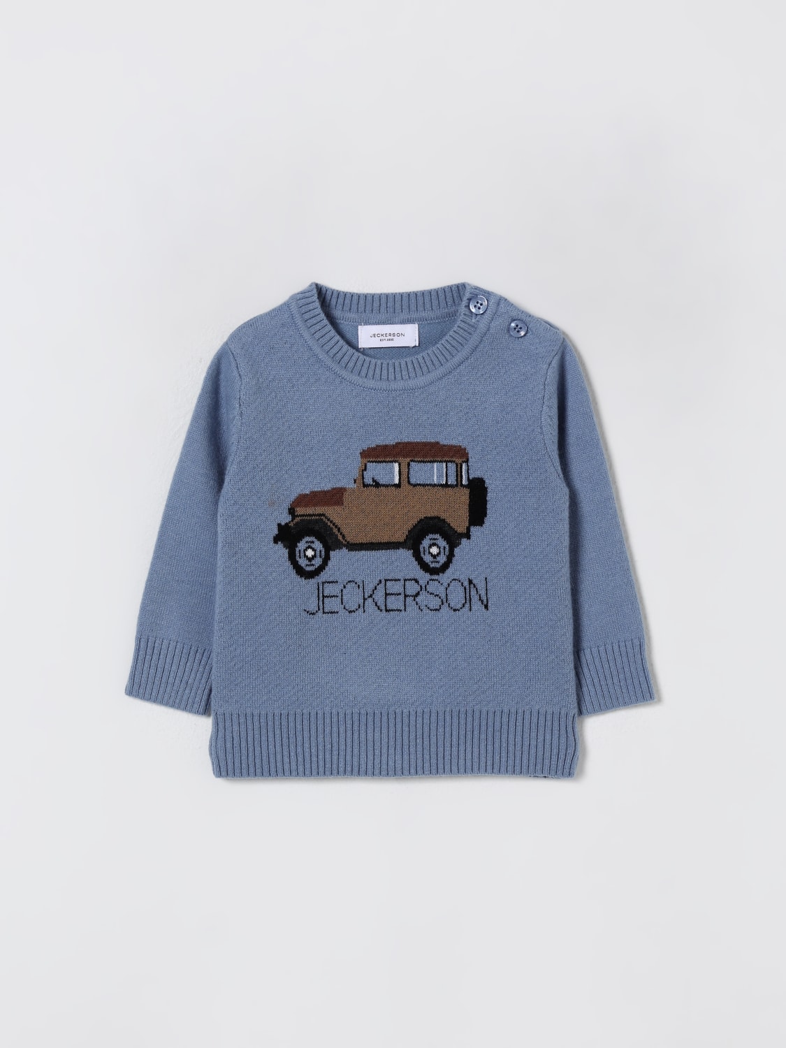 JECKERSON PULL: Pull enfant Jeckerson, Bleu Azur - Img 1