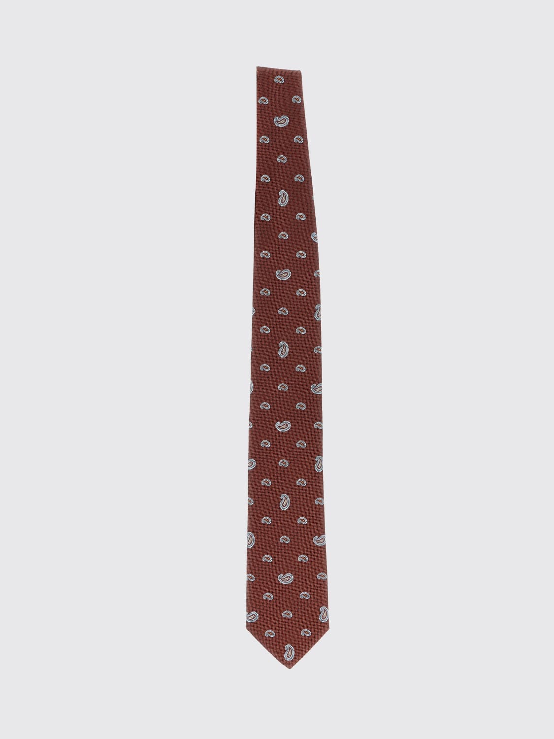 BRIONI TIE: Bow tie men Brioni, Brown - Img 1