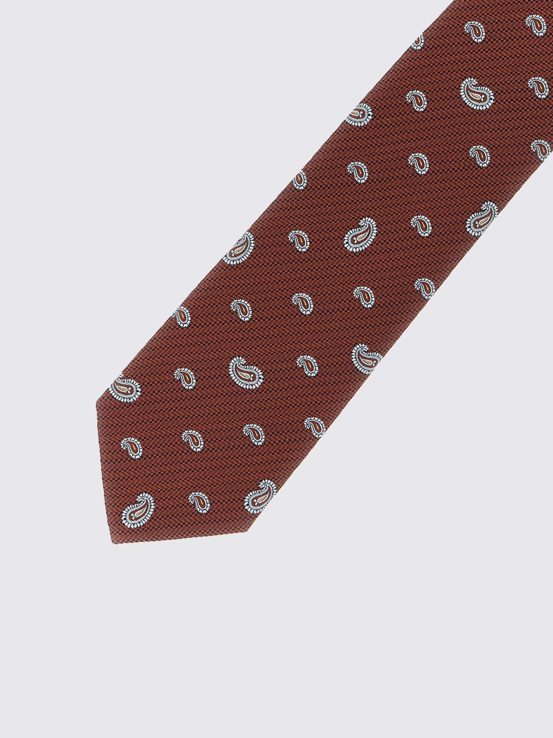 BRIONI TIE: Bow tie men Brioni, Brown - Img 2