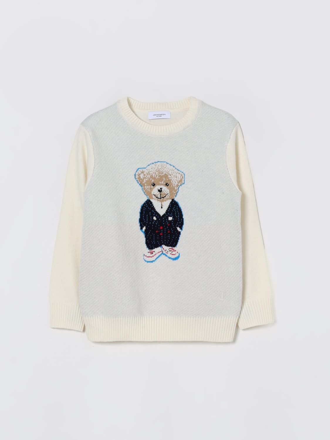 JECKERSON SWEATER: Sweater kids Jeckerson, Milk - Img 1